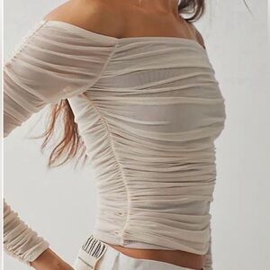 Free People Off the Shoulder Top